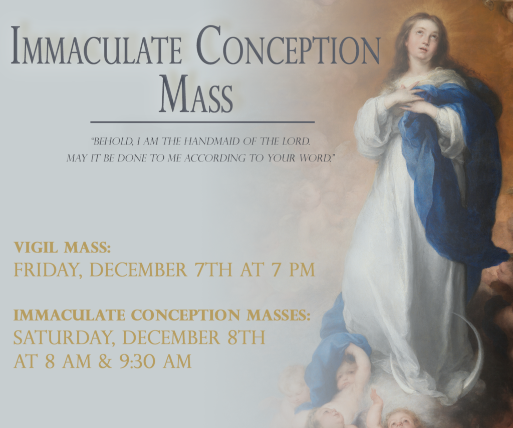 Immaculate Conception Mass St.Louise de Marillac