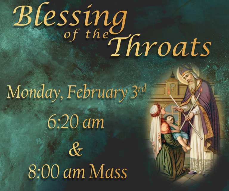 Blessing of the Throats St.Louise de Marillac